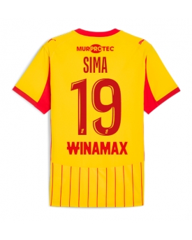 Billige Fotballdrakt RC Lens Abdallah Sima #19 Replika Hjemmedrakt 2025-26 Kortermet Billige Fotballdrakt RC Lens Abdallah Sima #19 Replika Hjemmedrakt 2025-26 Kortermet